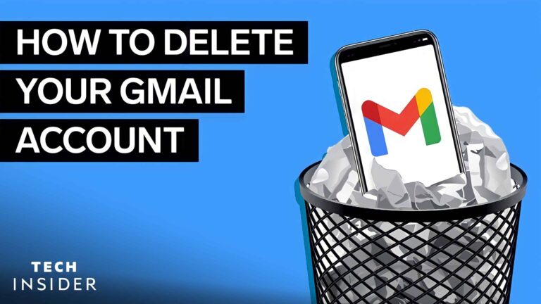 delete gmail account