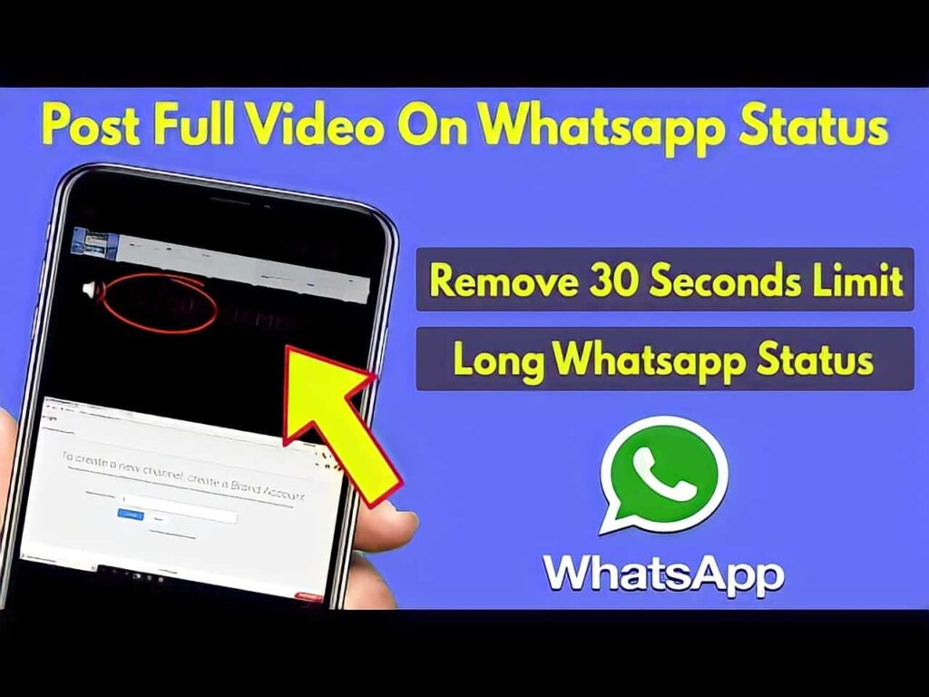 long video on whatsapp status
