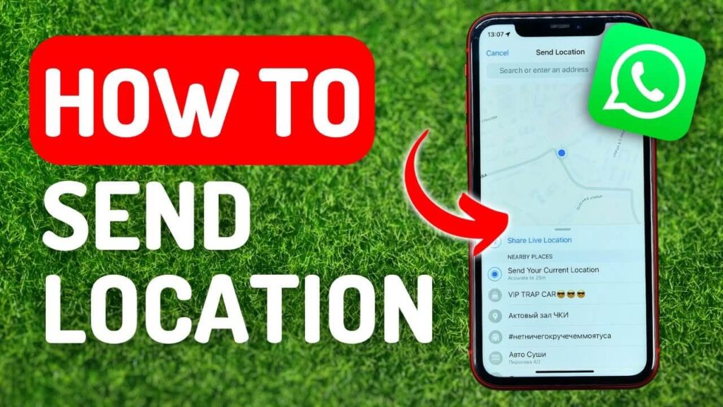 how to send location on whatsapp,
